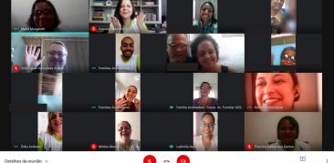 Família Acolhedora promove encontro virtual entre famílias