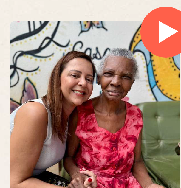 Conheça a história de transformação na vida da dona Maria da Conceição, acolhida pela Casa Santa Zita